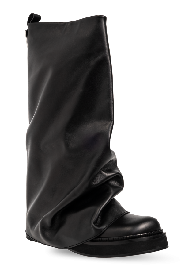 ローファー・オックスフォード ATTICO WSH00879LBT019AA Closed Lea boots トッズ ローファー オックスフォード[品番：AXEB0034317]｜AXES